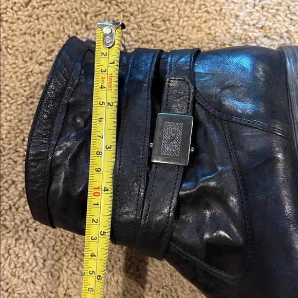 Nero Giardini Black Italian Leather Boots Sz 38/8 #motorbike #punk #grunge - Picture 11 of 16